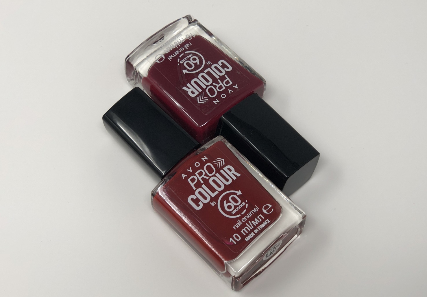 roter nagellack avon pro colours 60 seconds