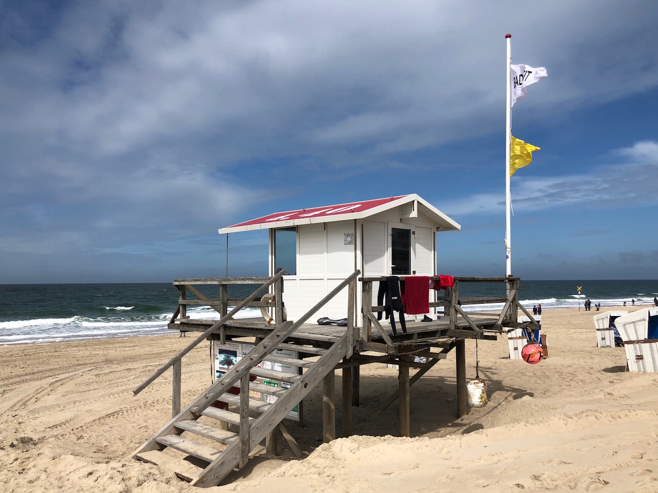 Sylt Strand Badefeld Westerland