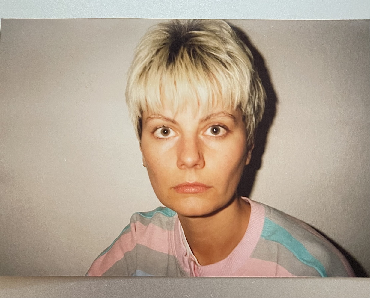 selfie uefuffzich von 1990 mit einempastelligen blckstreifenpullover vom otto versand